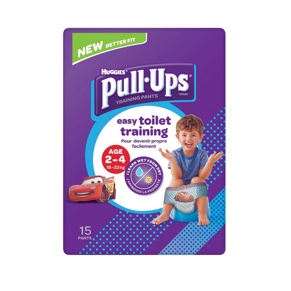 Huggies Pull-Ups Boy 2-4 (15-23 kg) Diaper pants 15 pcs.